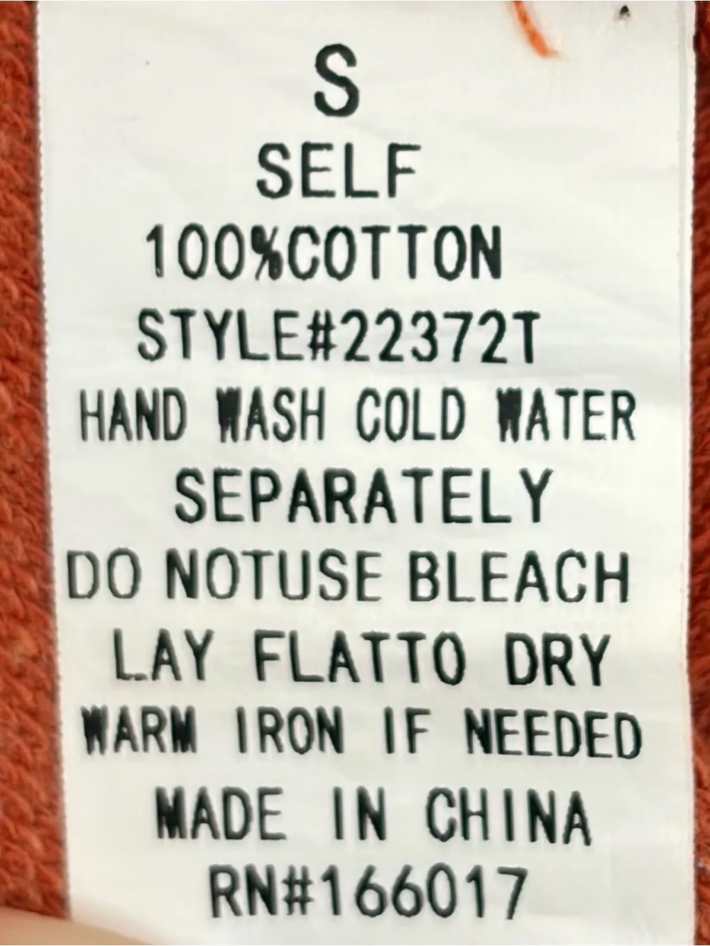 Tiger Sequin Patch Accent V-Neck Rust Short Sleeve Top (S) - Picture 9 of 10